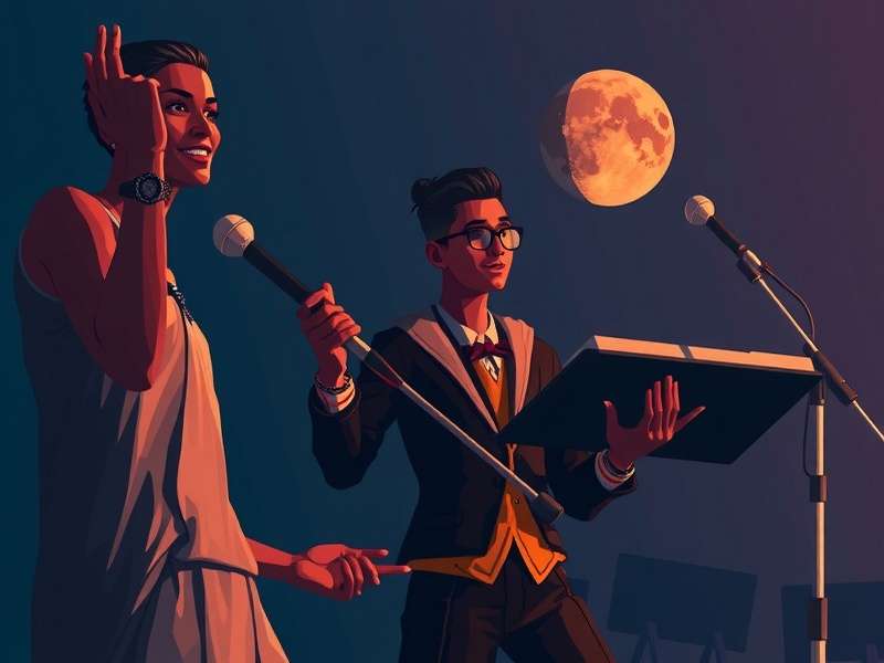 Among Us किरदार गाने सुनते हुए