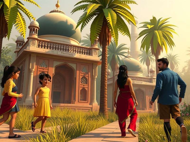 Among Us 3D Animation का मुख्य दृश्य