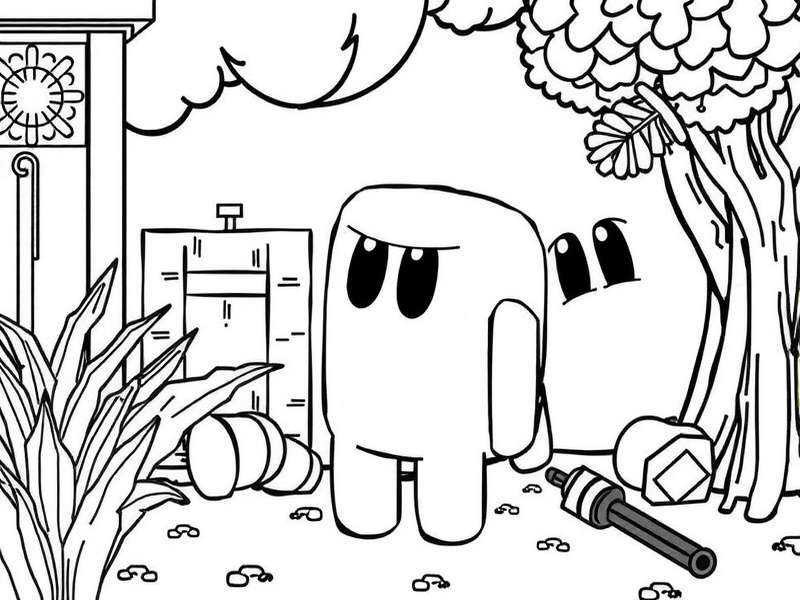 Classic Red Among Us character