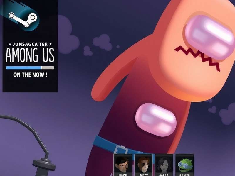 Among Us Steam gameplay screenshot showing Indian players in a lobby