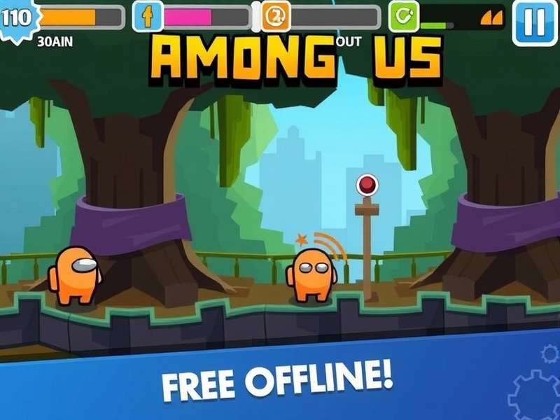 Among Us characters in space with Indian flag colors