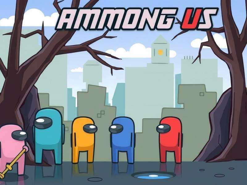 Group of Indian gamers playing Among Us together online