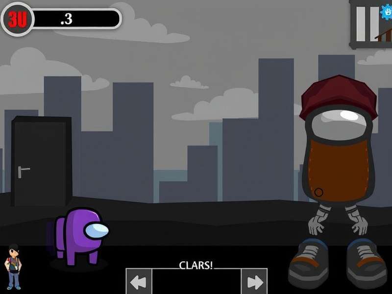 Among Us gameplay screen showing tasks and map