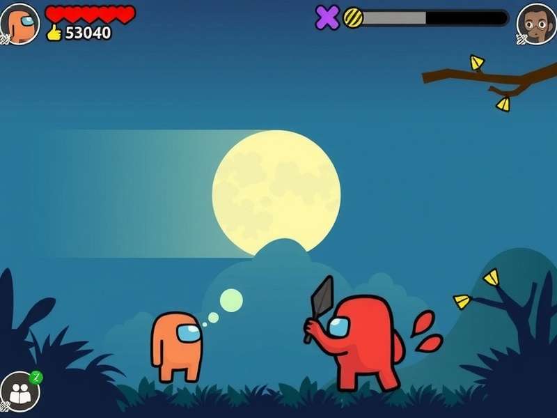 Impostor sabotaging reactor in Among Us Polus map