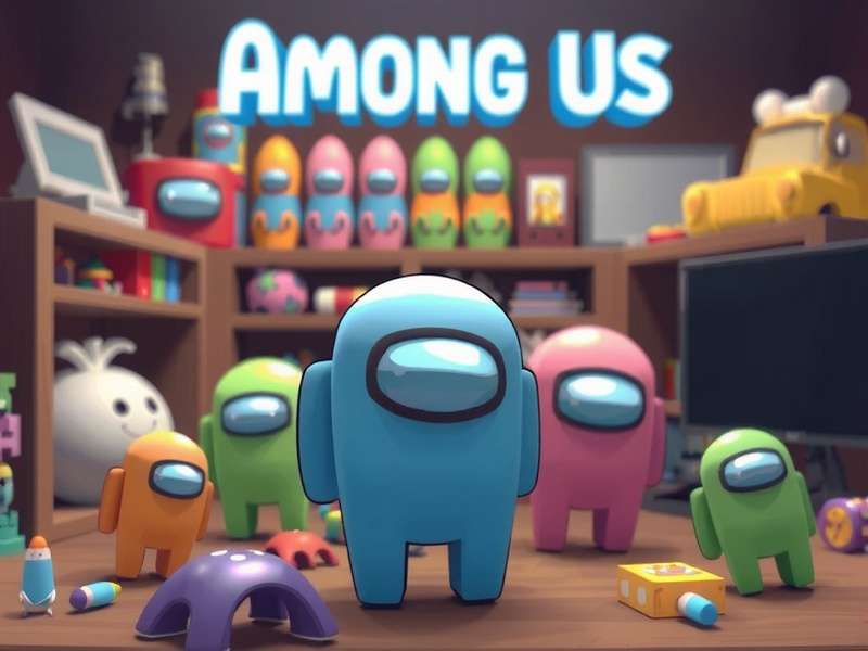 Collection of affordable Among Us toys available in Indian markets including plush toys, keychains and action figures