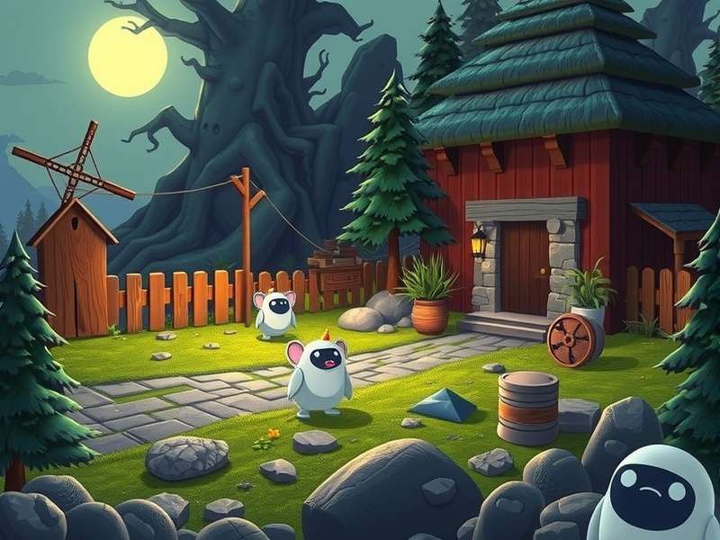 Among Us gameplay screenshot with crewmates and impostor