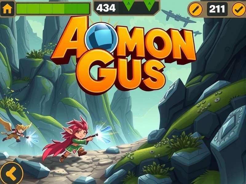 A vibrant virtual Among Us lobby with players using Indian-themed usernames and flags