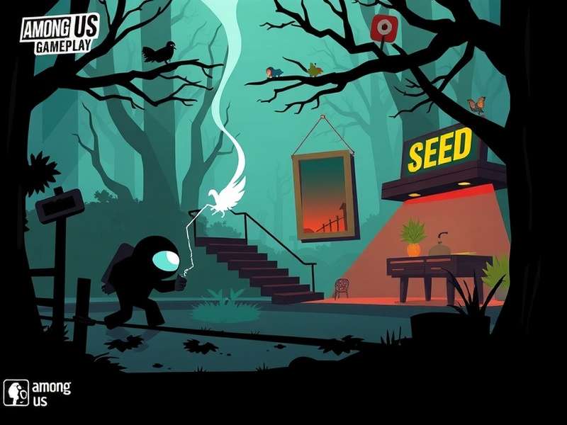 Visual tasks in Among Us showing Medbay Scan and Weapons Clear Asteroids