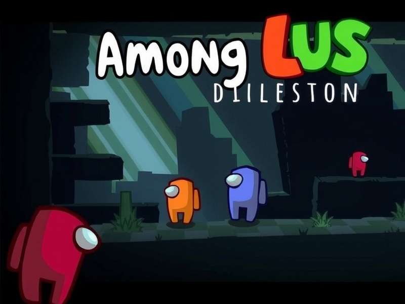 Among Us PC game banner showing crewmates and impostor in spaceship