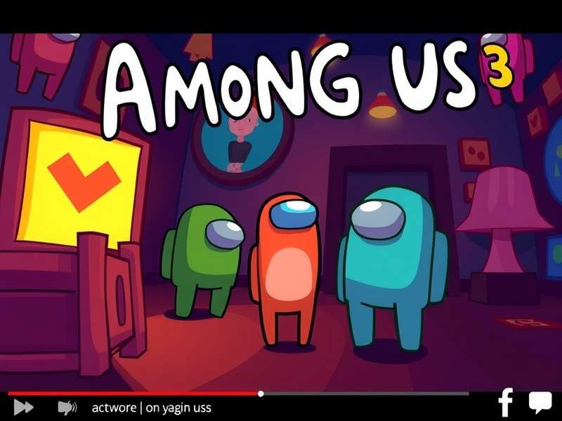 Among Us 3d Imposter India community artwork showing crewmates and imposters in a 3D spaceship environment